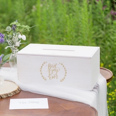 urne caisse bois mariage rustique champetre