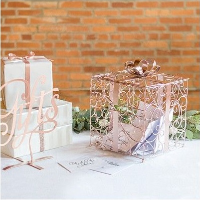 urne mariage cadeau cuivre