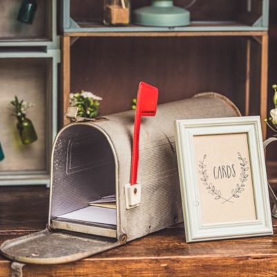 urne mariage boite aux lettres americaine