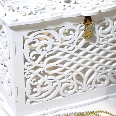 urne coffre sculpte mariage
