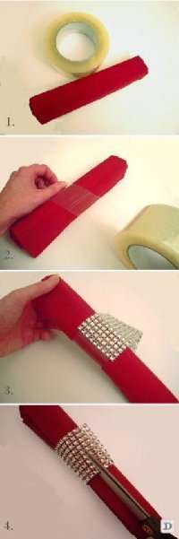 explication rond_serviette ruban strass