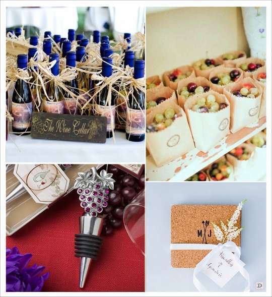 Mini bouteilles vides à remplir pour cadeau d'invité de mariage